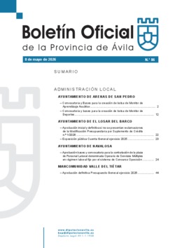 Bolet&iacute;n Oficial de la Provincia del viernes, 8 de mayo de 2026