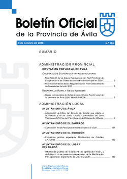 BOP Viernes, 9 de octubre de 2026