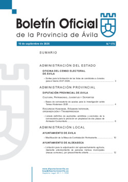 BOP Jueves, 10 de septiembre de 2026
