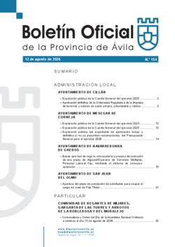 BOP Mi&eacute;rcoles, 12 de agosto de 2026