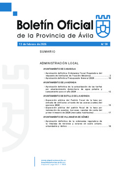 BOP Viernes, 13 de febrero de 2026