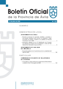 BOP Lunes, 13 de julio de 2026