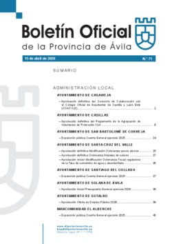 BOP Mi&eacute;rcoles, 15 de abril de 2026