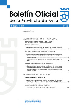 BOP Mi&eacute;rcoles, 15 de julio de 2026