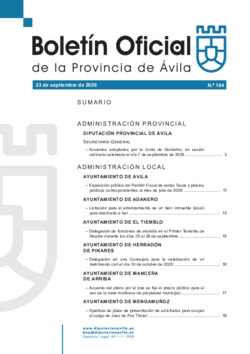 BOP Miércoles, 23 de septiembre de 2026