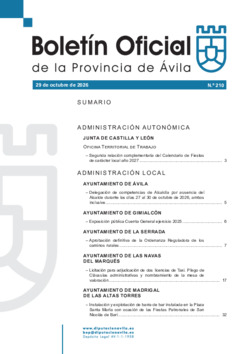 BOP Jueves, 29 de octubre de 2026