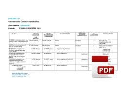 Contratos formalizados 2º semestre 2024.