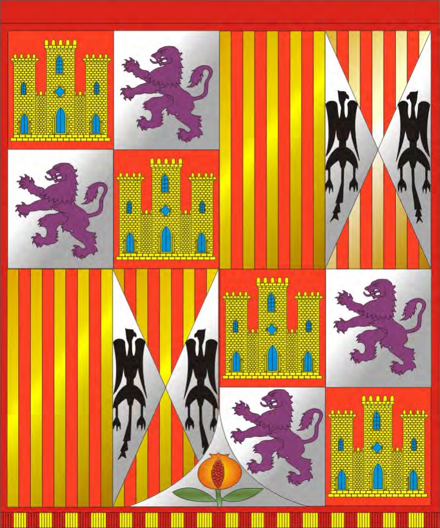 Bandera España con escudo Ejercito de Tierra - Banderas y Soportes