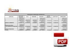 Prespuesto consolidado de ingresos y gastos 2017