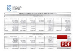 Presupuesto consolidado de ingresos y gastos 2025