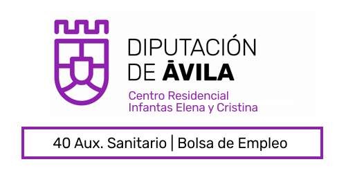 40 puestos de trabajo en interinidad de Auxiliar Sanitario