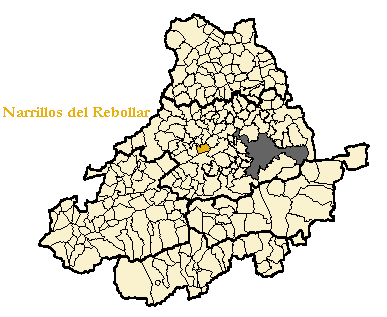 Mapa de la provincia de Ávila