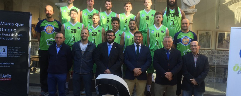 El Óbila Club de Basket comenzará el sábado la temporada en LEB Plata con el patrocinio principal de Ávila Auténtica