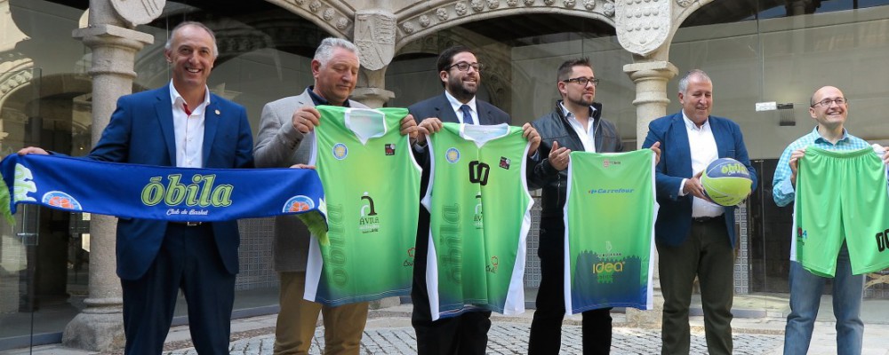 La Diputación Provincial patrocinará al Óbila Club de Basket a través de la marca Ávila Auténtica