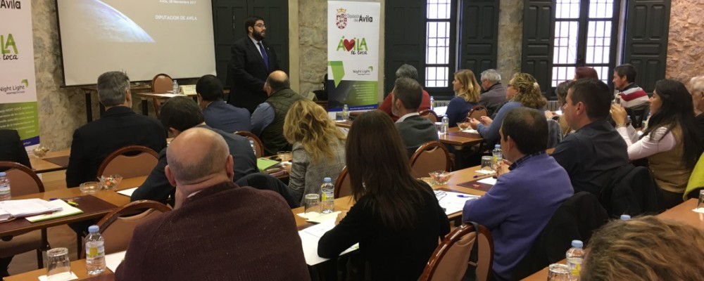 La Diputación de Ávila acoge la primera reunión de trabajo regional del proyecto europeo 'Night Light'
