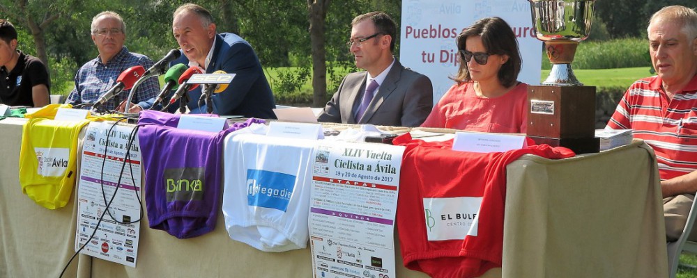 La Diputación apoya la celebración de la Vuelta Ciclista a Ávila como evento deportivo que promociona la provincia