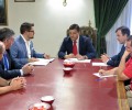 Foto de La Diputación de Ávila mantiene una reunión con el Óbila Club de Basket