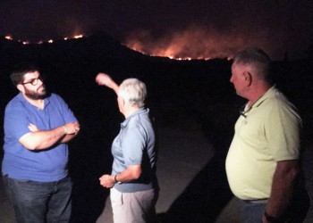 La Diputación de Ávila ofrece su apoyo a los ayuntamientos cuyos términos se ven afectados por el incendio de Medinilla (3º Fotografía)