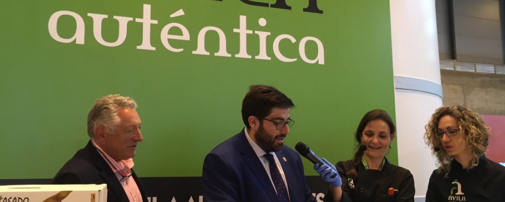 El presidente de la Diputación de Ávila respalda la calidad de los productos agroalimentarios de la provincia en Gourmets