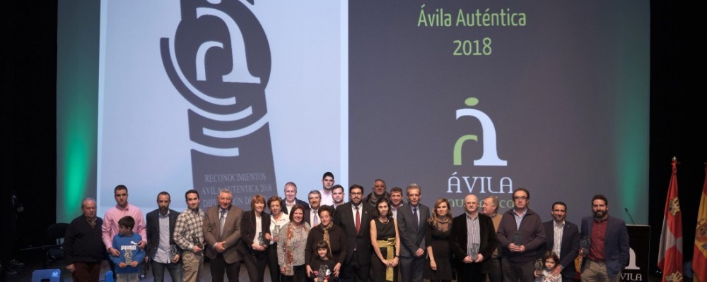 La Diputación reconoce en su gala de Ávila Auténtica a los empresarios de la provincia por su contribución a la generación de riqueza en el medio rural