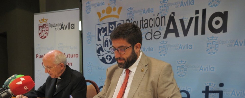 La Diputación Provincial y el Obispado de Ávila colaborarán con 120.000 euros para el arreglo y mantenimiento de iglesias y ermitas