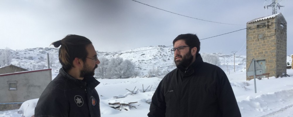 La Diputación de Ávila refuerza el operativo invernal para actuar, a lo largo de la mañana, en más de un centenar de carreteras