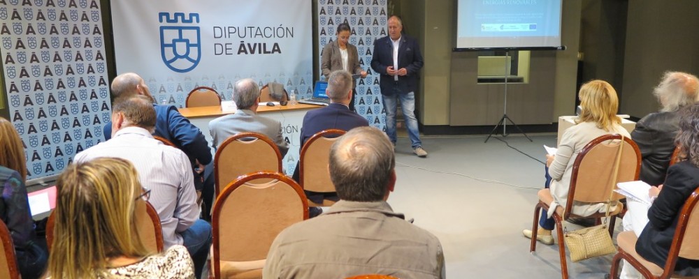 Diputación de Ávila y Junta de Castilla y León abordan en una jornada las ayudas para eficiencia energética destinadas a empresas y ayuntamientos