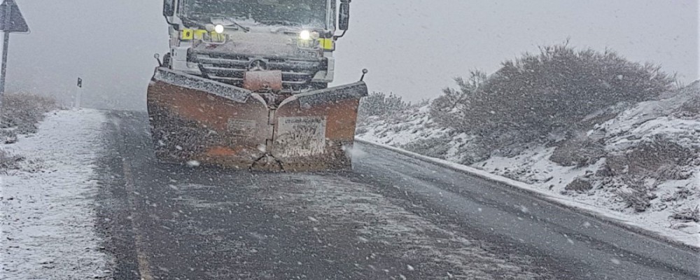 La Diputación de Ávila activa el dispositivo de vialidad invernal por nevadas