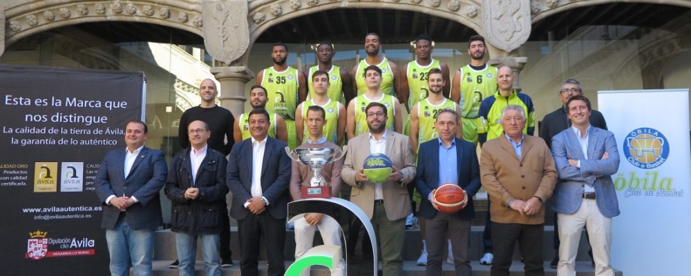 El Óbila Club de Basket debutará mañana en casa con el patrocinio principal de Ávila Auténtica