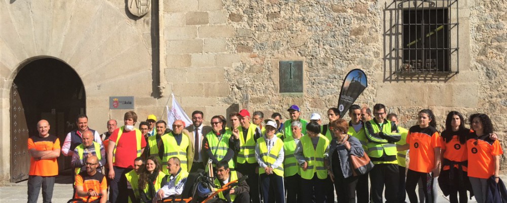 La Diputación de Ávila subraya el ejemplo de más de un centenar de participantes con discapacidad en la Ruta de la Salud