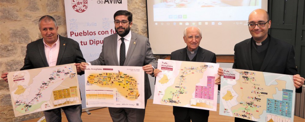 Diputación Provincial y Obispado de Ávila presentan la georreferenciación de las Rutas Teresianas