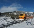 Foto de La Diputación de Ávila actúa en una decena de carreteras de la provincia afectadas por nieve o agua