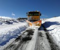 Foto de El dispositivo de vialidad invernal de la Diputación facilita la apertura al tráfico de la totalidad de la red viaria provincial