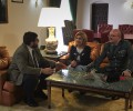 Foto de El presidente de la Diputación Provincial recibe al nuevo teniente coronel de la Guardia Civil en Ávila