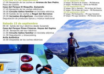 Ávila, punto de partida de un tour eléctrico que potenciará la movilidad sostenible en espacios naturales de España y Portugal (2º Fotografía)