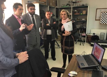 El presidente de la Diputación de Ávila subraya el potencial innovador de la provincia a través del Grupo de Investigación TIDOP de la USAL (2º Fotografía)