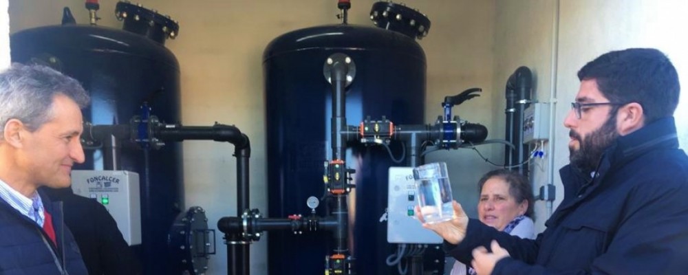La nueva planta de tratamiento de agua de Muñico permitirá abastecer a un millar de habitantes tras las mejoras realizadas