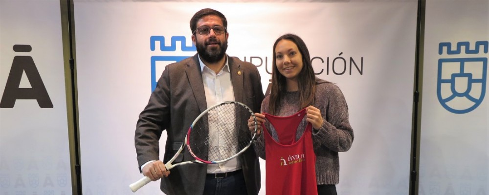 La Diputación de Ávila renueva el patrocinio deportivo con la tenista Paula Arias a través de la marca Ávila Auténtica