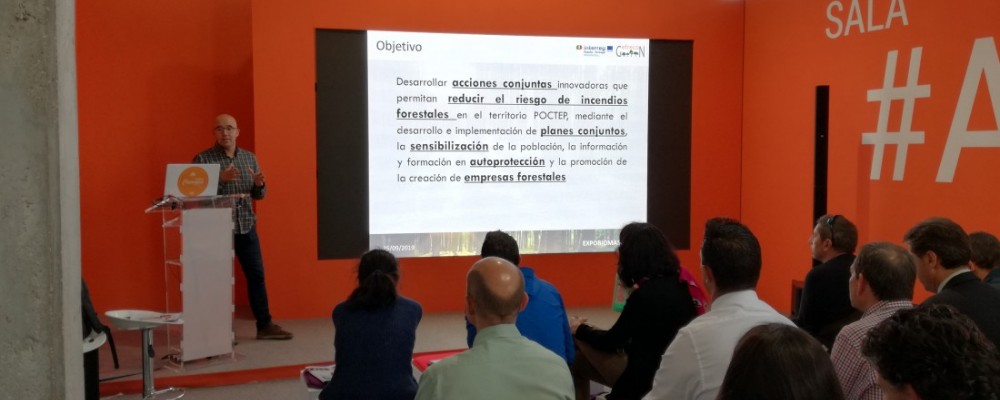 El Área de Energía de la Diputación presenta el proyecto europeo GEFRECON en la feria Expobiomasa de Valladolid