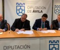 Foto de La Diputación firma un convenio con el Obispado de Ávila para la conservación de iglesias y ermitas de la provincia