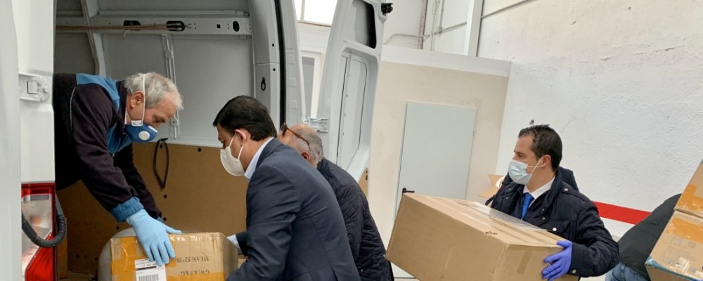 Grupo Antonio Álvarez dona más material sanitario de protección a la Diputación