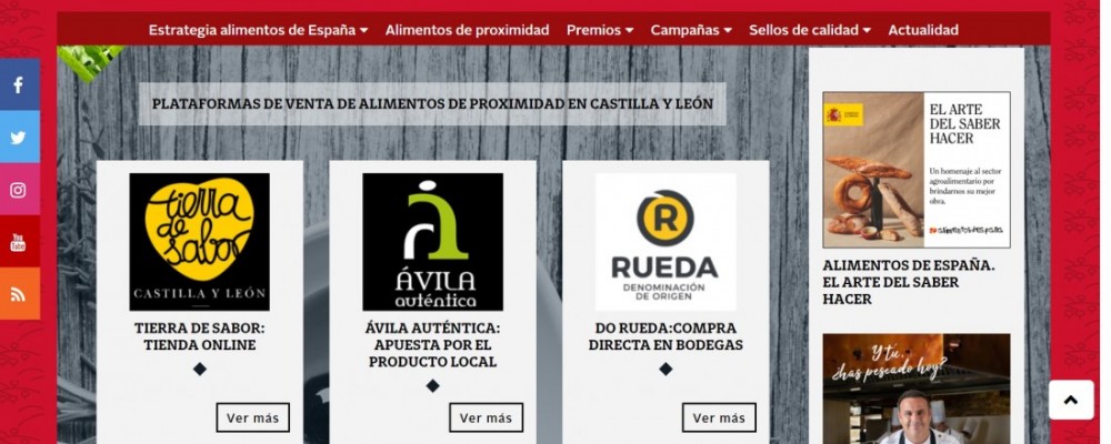 Ávila Auténtica, en la plataforma de venta online de ‘Alimentos de España’