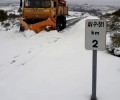 Foto de El dispositivo de vialidad cierra el episodio de nieve actuando sobre 607 kilómetros de la red provincial