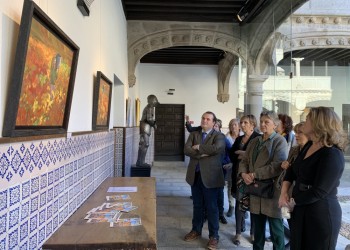 Una exposición colectiva abre las muestras pictóricas de 2020 en el Torreón de los Guzmanes (2º Fotografía)