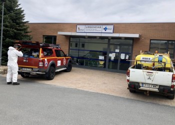 Siete centros de Salud y otras siete residencias de mayores, desinfectados por la Diputación este fin de semana (3º Fotografía)