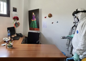 27 higienizaciones de la Diputación para seguir reduciendo la carga viral en espacios públicos y puntos críticos (2º Fotografía)