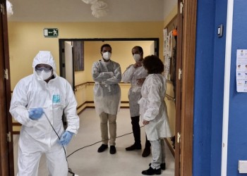 La Diputación comienza una ronda de desinfecciones en las sedes de las asociaciones del Tercer Sector (2º Fotografía)