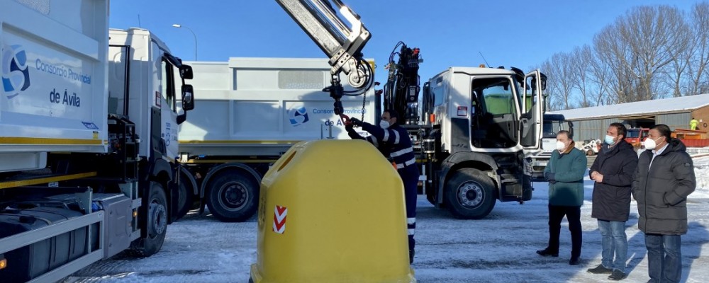 El contenedor amarillo estará en todos los núcleos de población abulenses en febrero