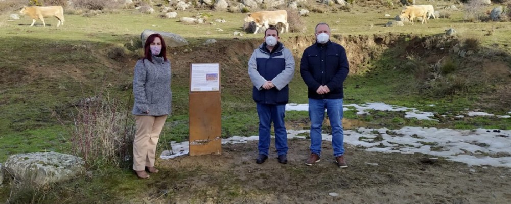 Señalizados tres elementos patrimoniales de Riofrío, Papatrigo y Bonilla de la Sierra