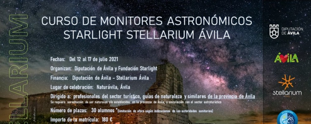 Abierta la inscripción para el Curso de Monitores Astronómicos de Stellarium Ávila